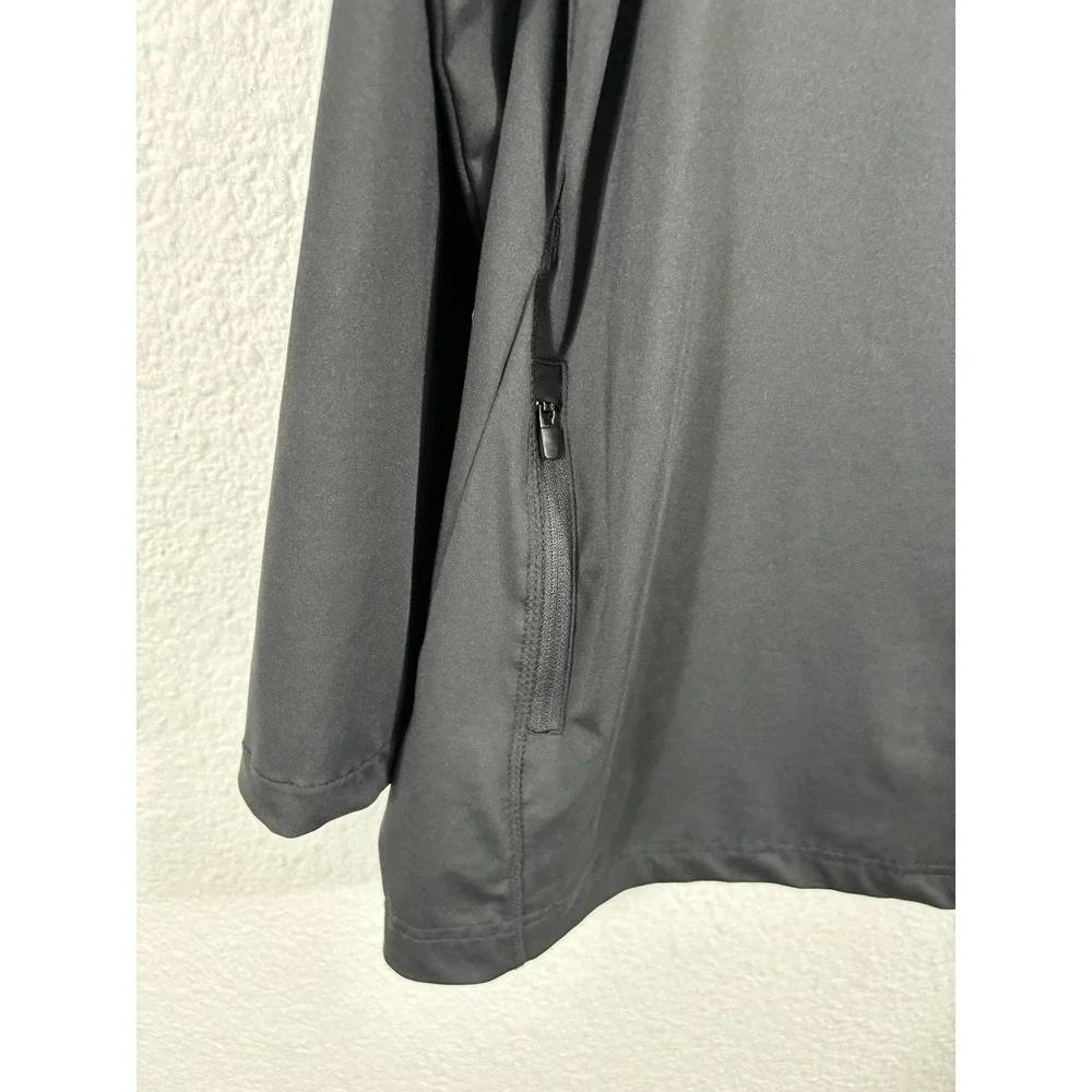 Veil Pullover Mens XL Black Spark‎ Quarter Zip Performance Athletic Top Stretch